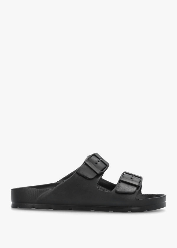 Black Two Bar EVA Mules