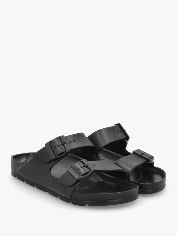 Black Two Bar EVA Mules