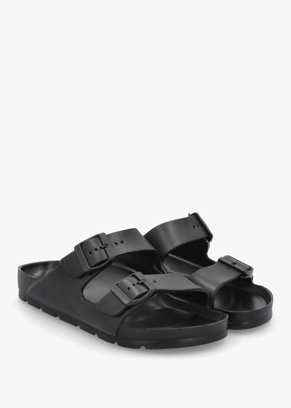 Black Two Bar EVA Mules