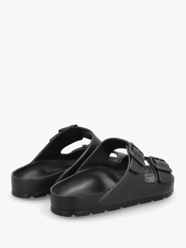 Black Two Bar EVA Mules