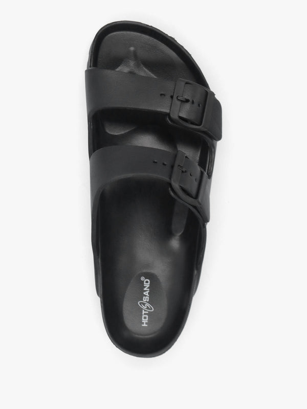Black Two Bar EVA Mules