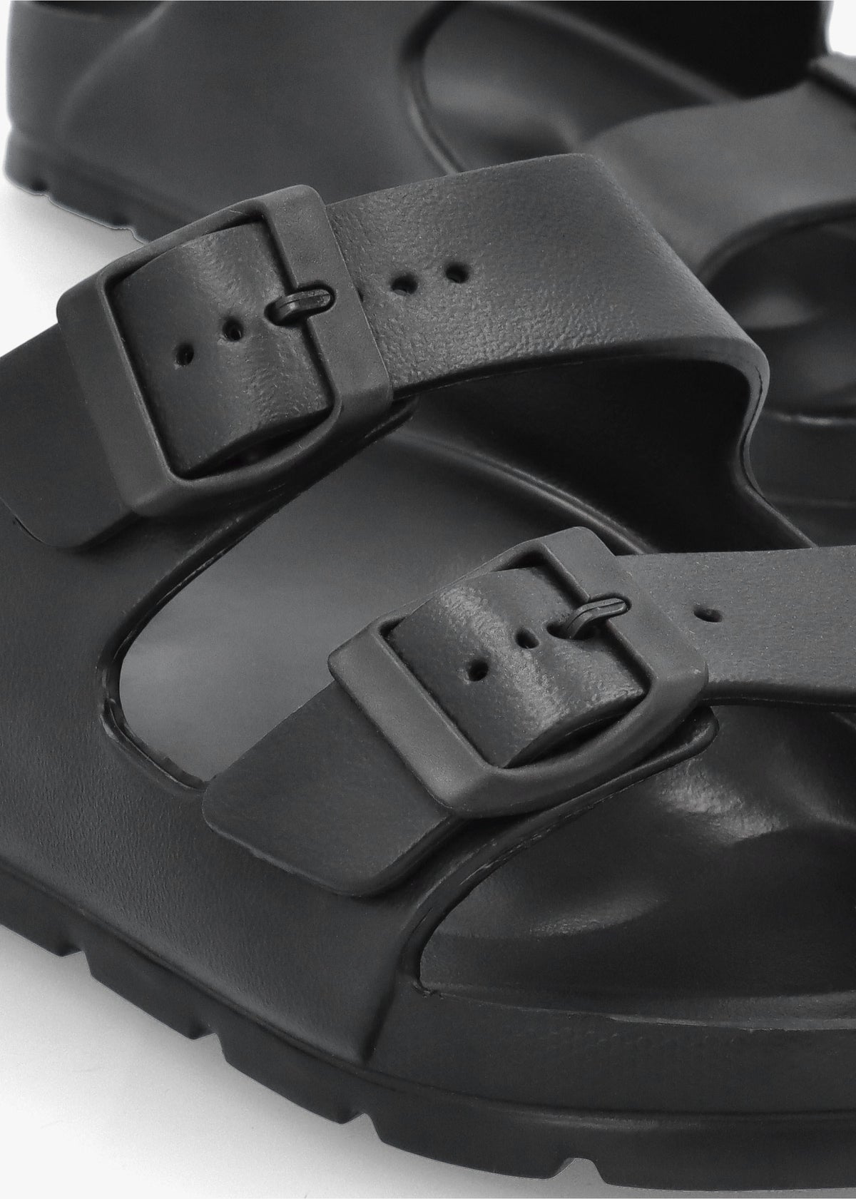 Black Two Bar EVA Mules