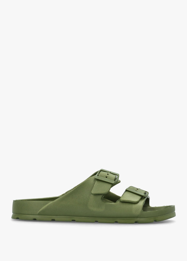 Men's Khaki Two Bar Mules