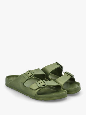 Men's Khaki Two Bar Mules