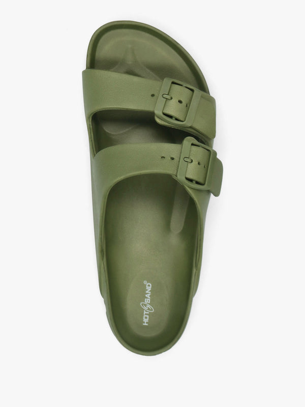 Men's Khaki Two Bar Mules