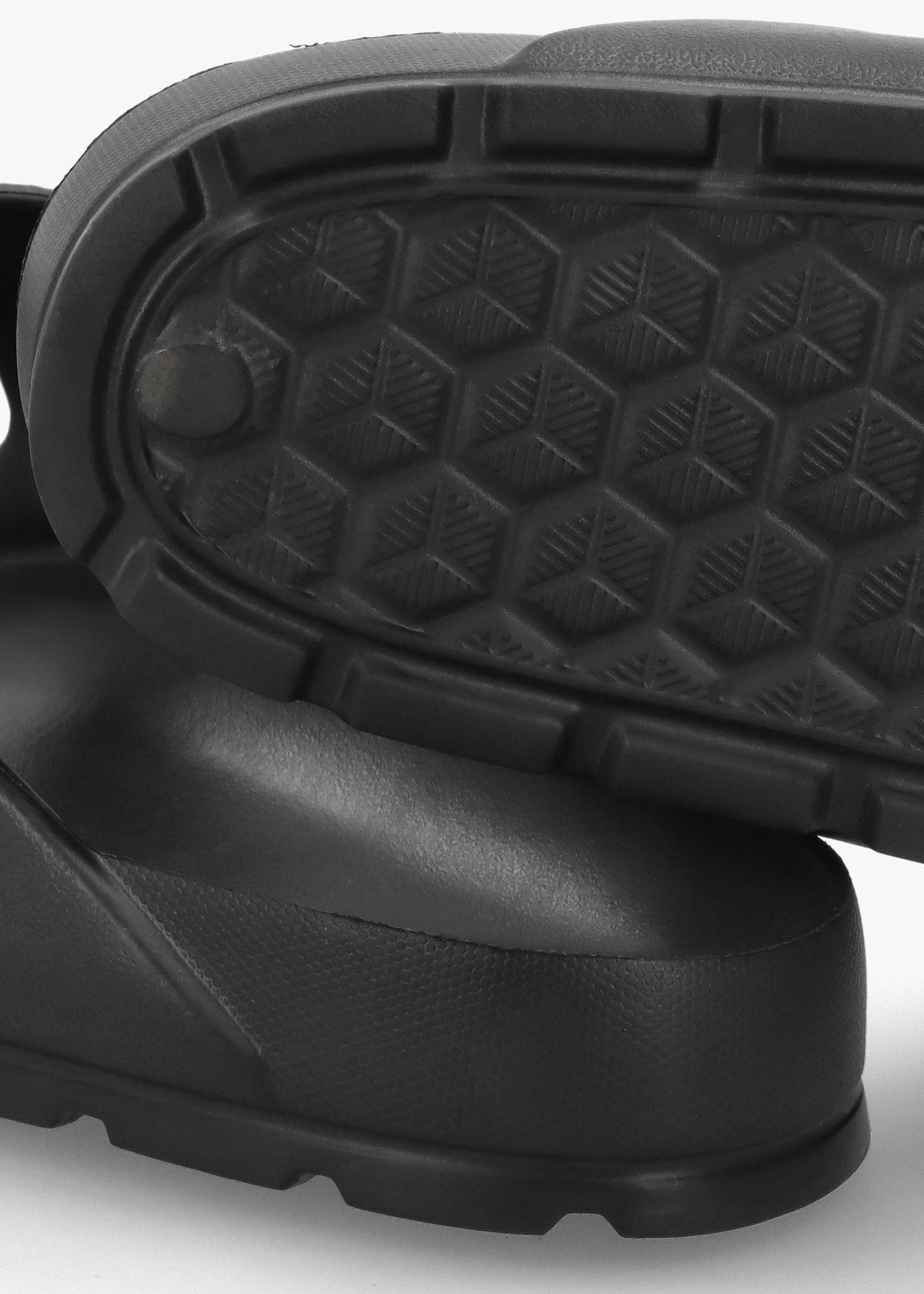 Men's Black Two Bar Mules