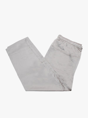 Grey Satin Look Fisherman Trousers