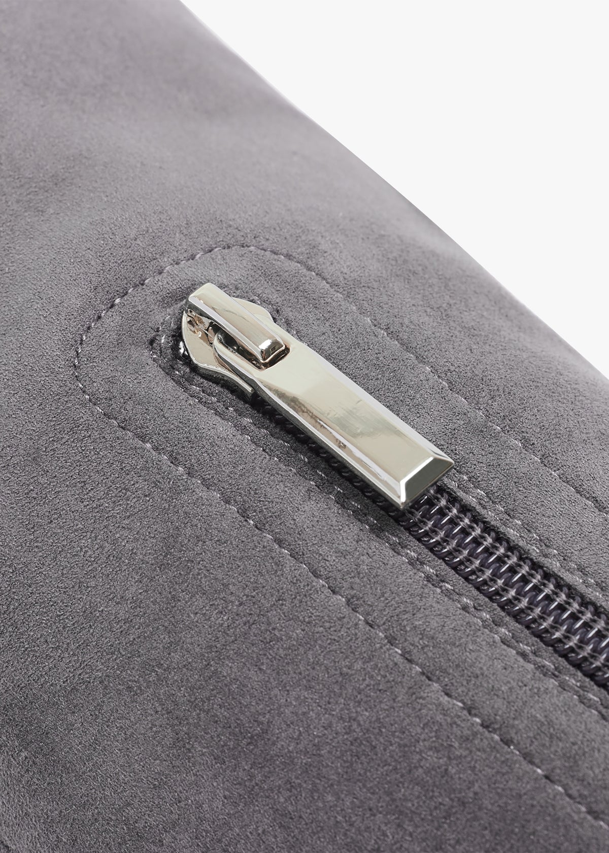 Stret Grey Suede Over The Knee Boots