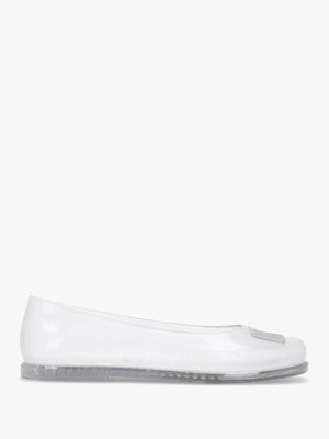 x Melissa Ruby Clear Ballet Pumps