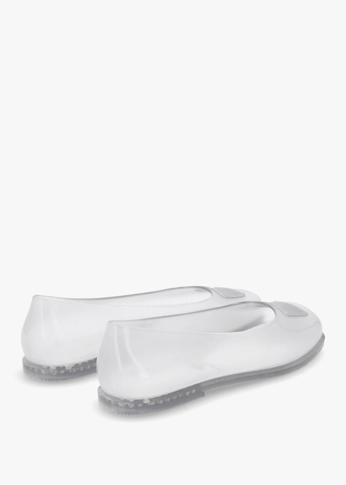 x Melissa Ruby Clear Ballet Pumps