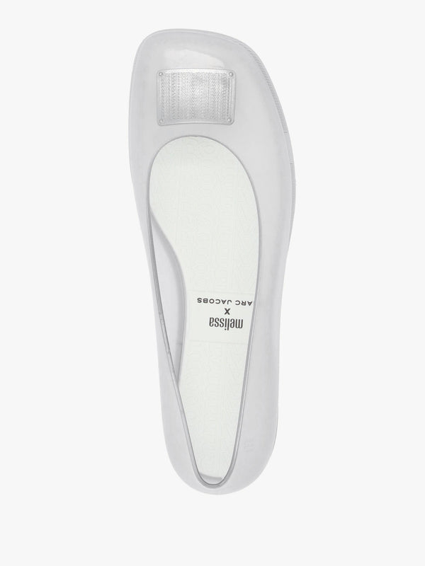 x Melissa Ruby Clear Ballet Pumps