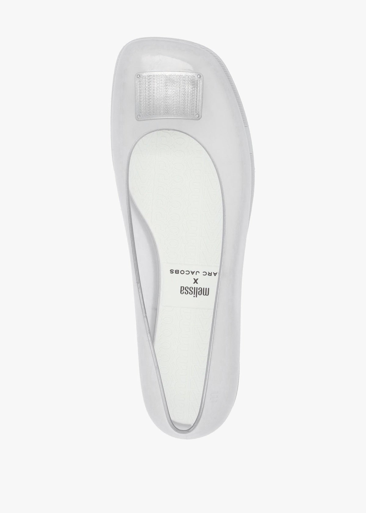 x Melissa Ruby Clear Ballet Pumps
