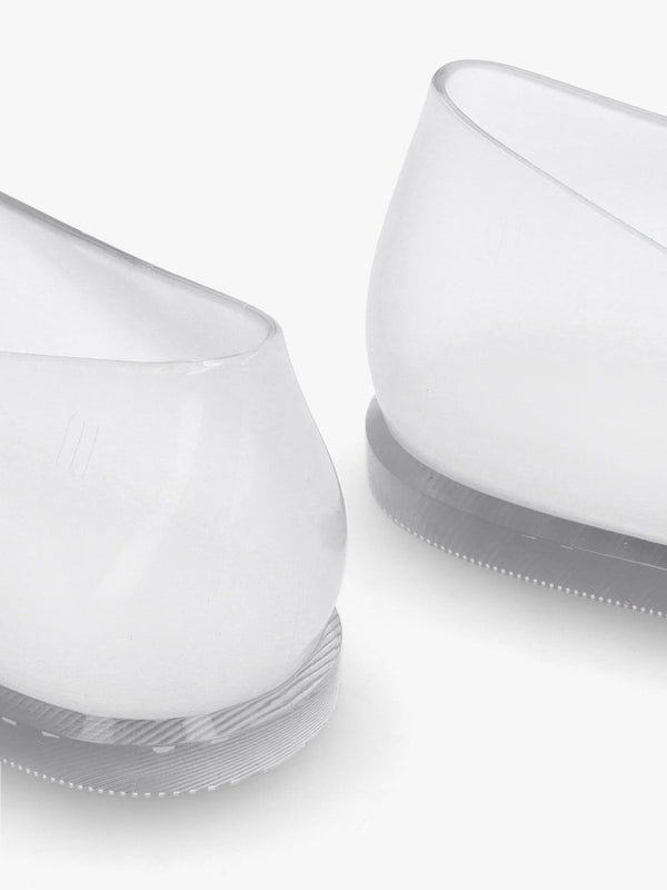 x Melissa Ruby Clear Ballet Pumps