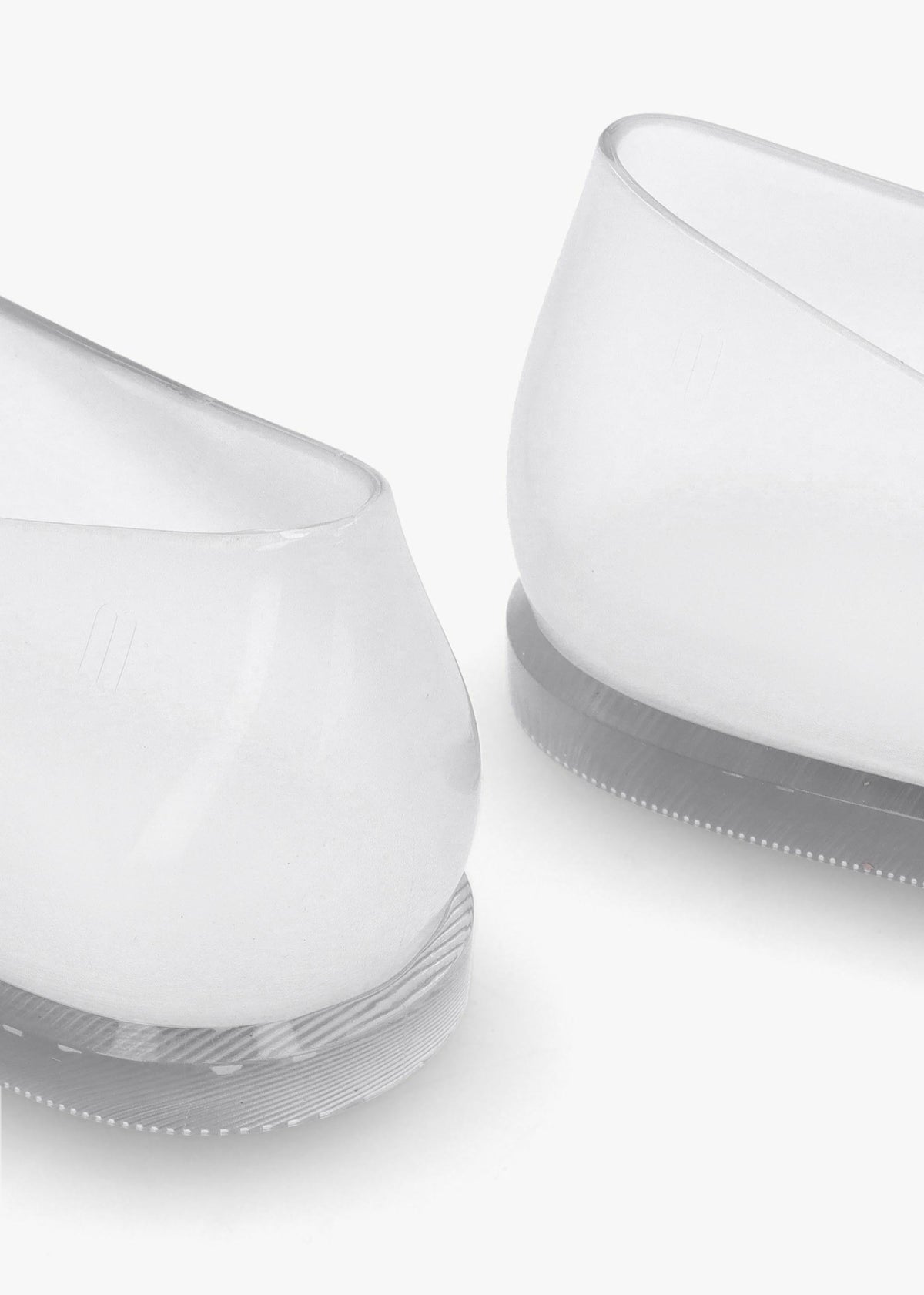x Melissa Ruby Clear Ballet Pumps