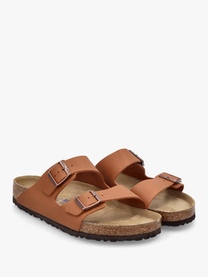 Men’s Arizona Birko-Flor Ginger Brown Mules