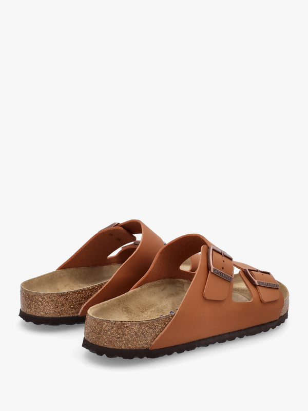 Men’s Arizona Birko-Flor Ginger Brown Mules
