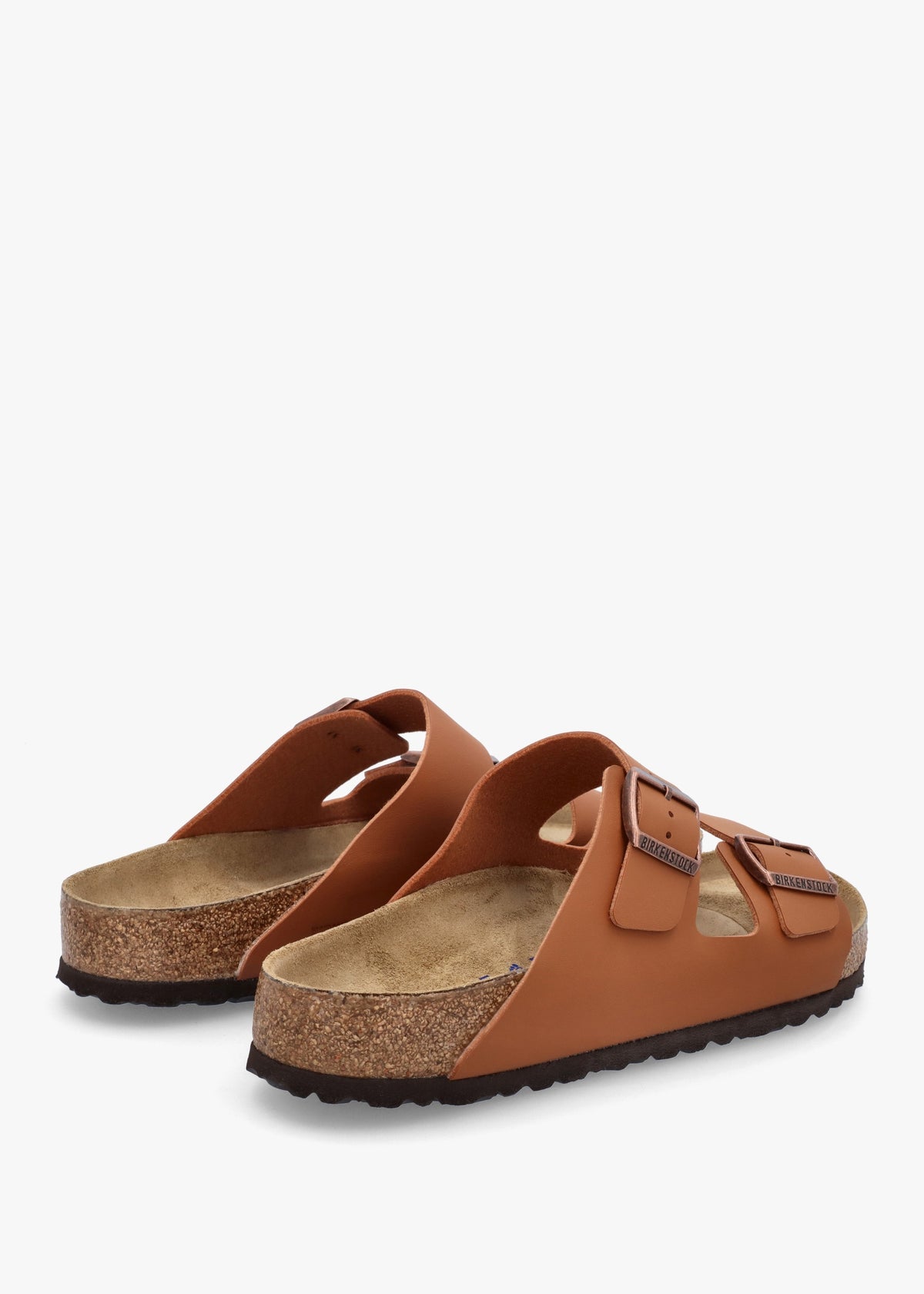 Men’s Arizona Birko-Flor Ginger Brown Mules
