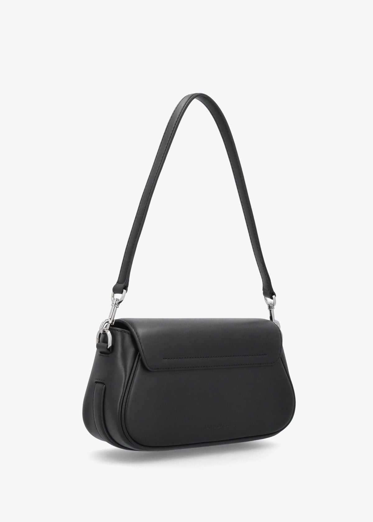 The Large Clover Black Leather Shoulder Bag