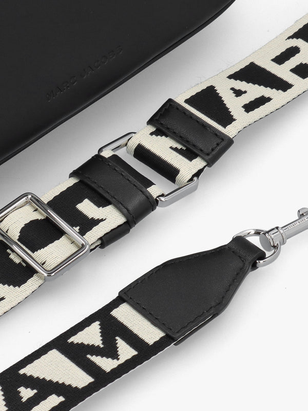 The Large Clover Black Leather Shoulder Bag