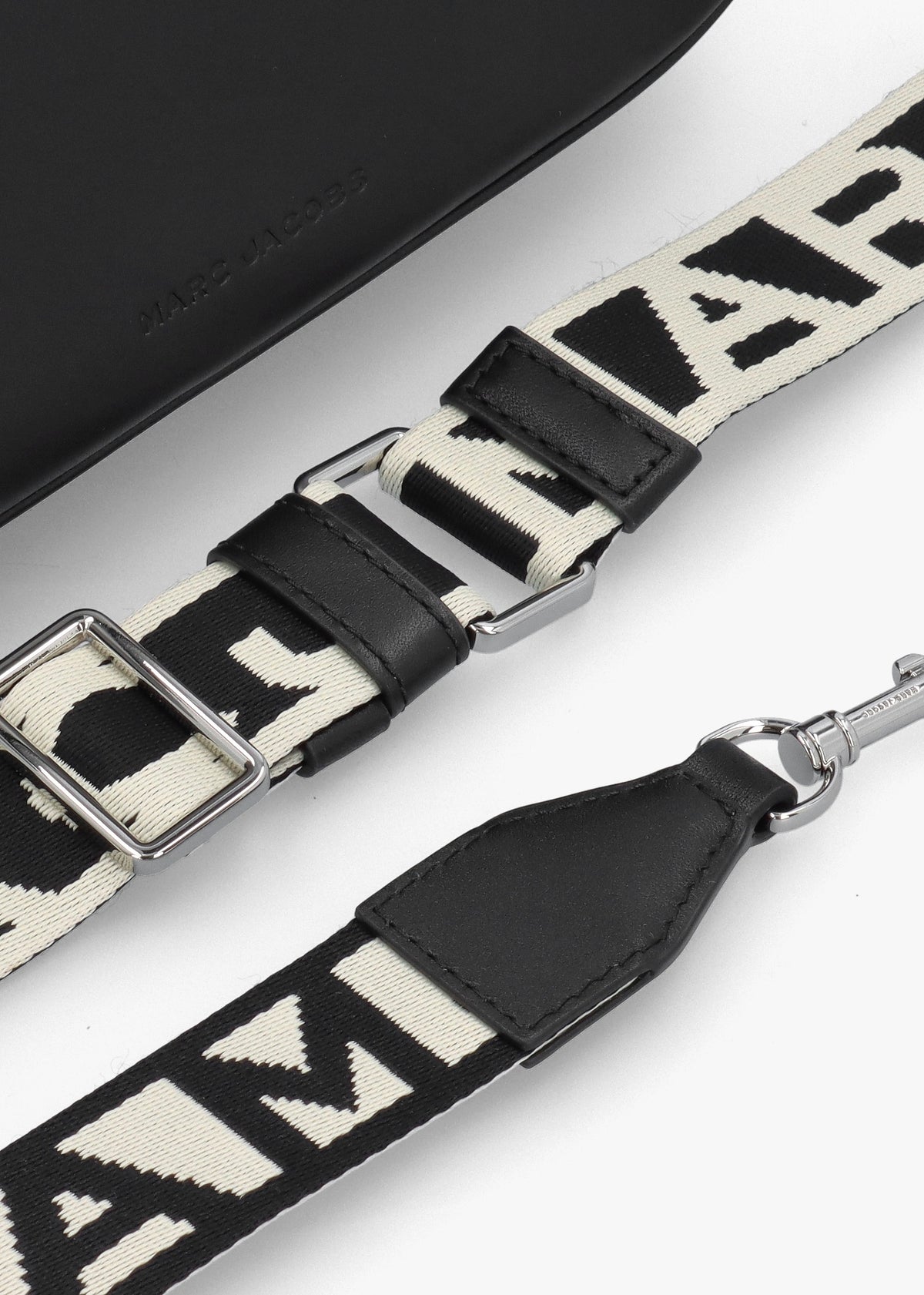 The Large Clover Black Leather Shoulder Bag