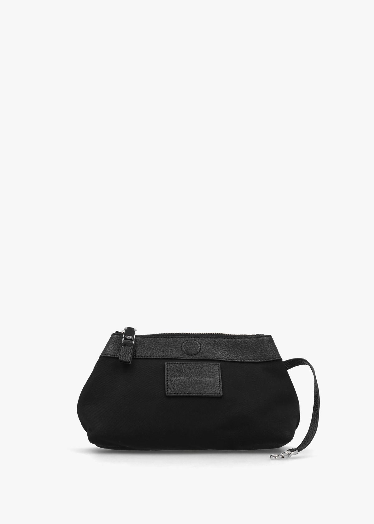 The Mini Tonal Black Leather Sack Bag