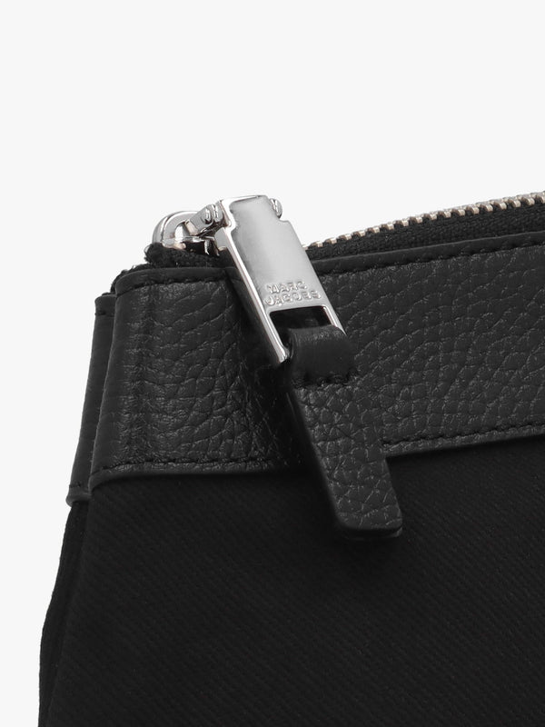 The Mini Tonal Black Leather Sack Bag