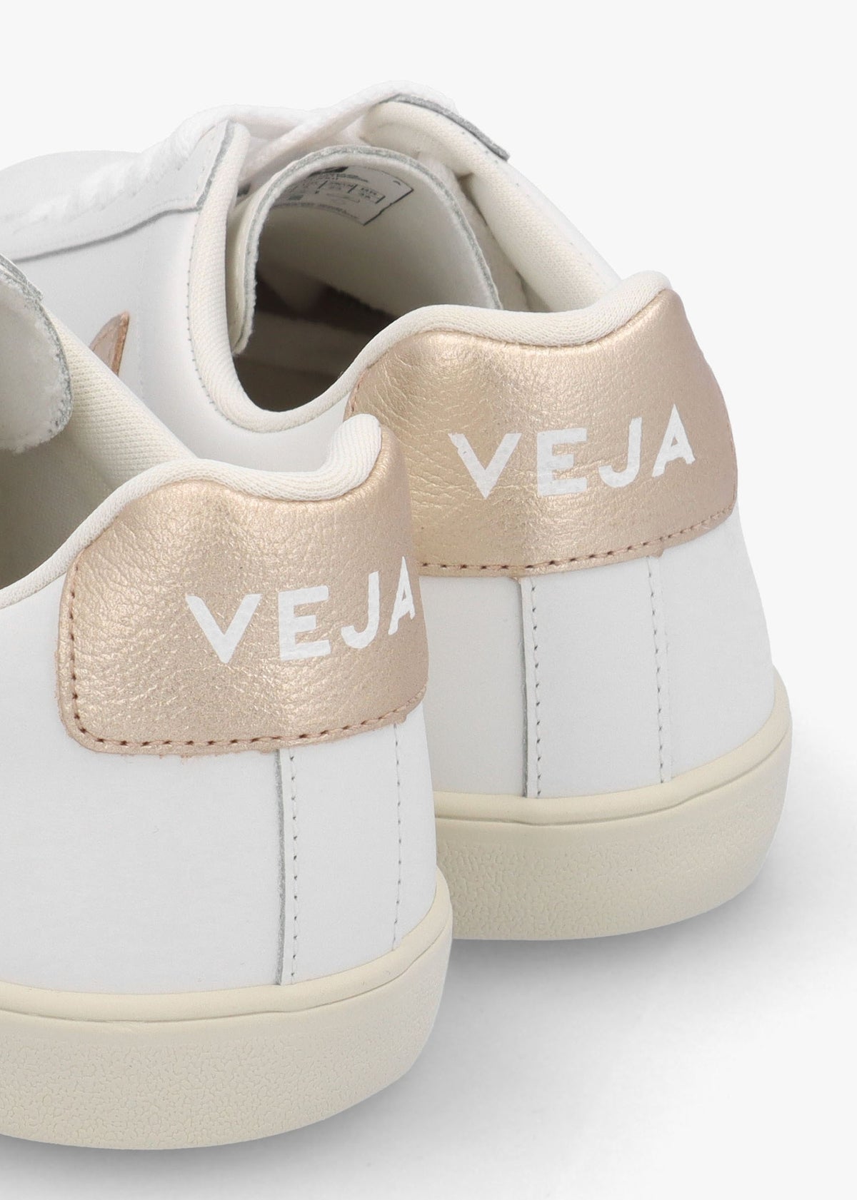 Esplar Logo Leather Extra White Platine Trainers