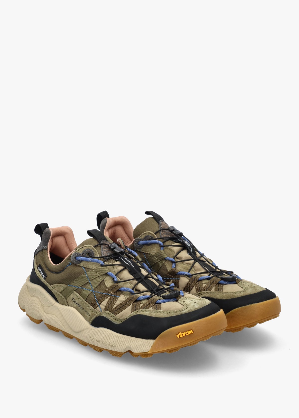 Men’s Iwano II Uni Light Brown Taupe Suede Technical Fabric Trainers