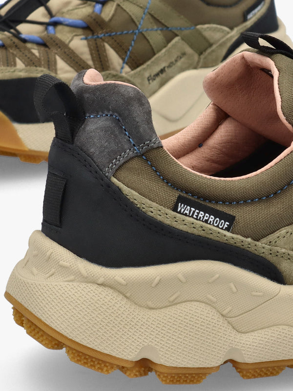 Men’s Iwano II Uni Light Brown Taupe Suede Technical Fabric Trainers