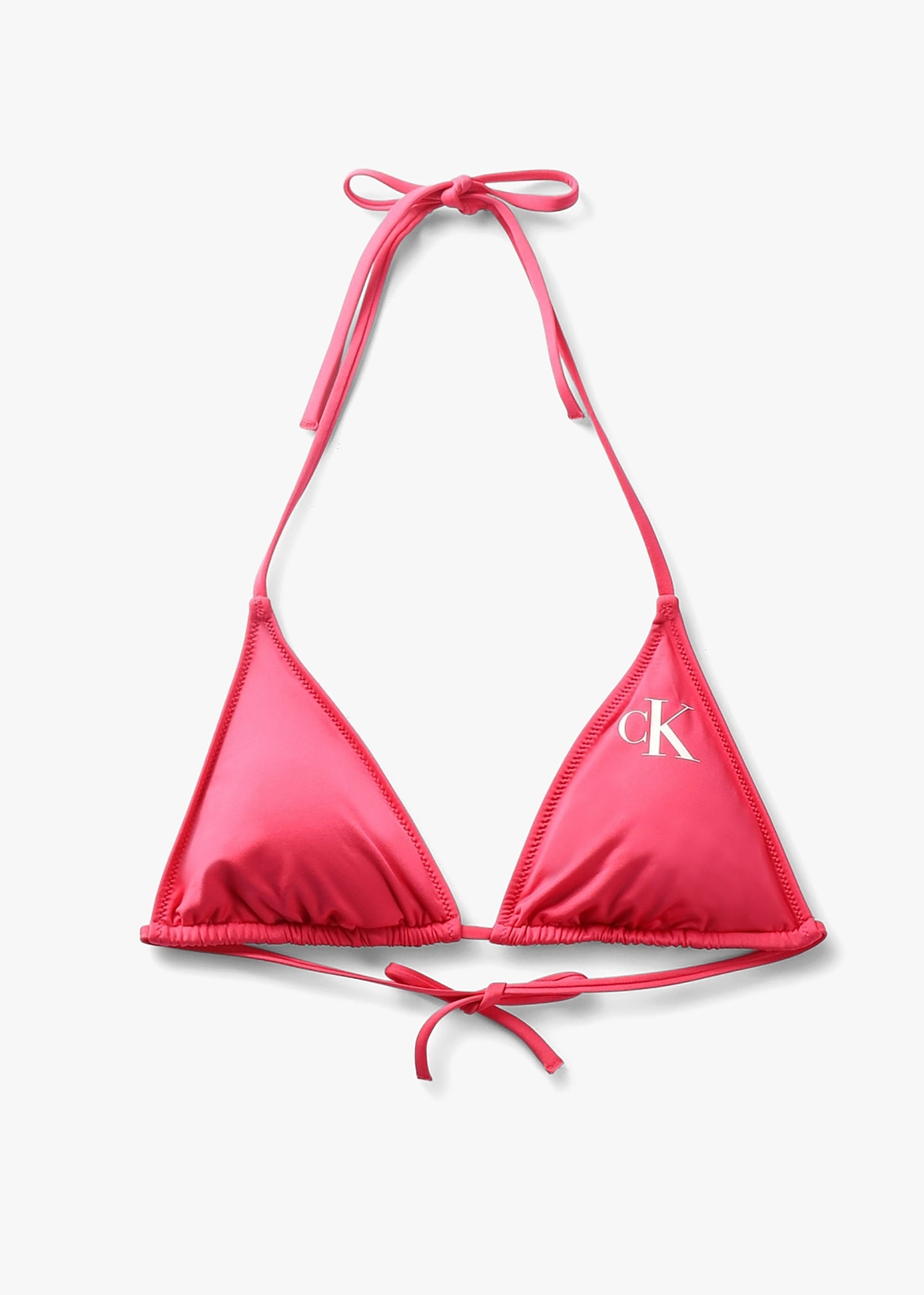 CK Mini Logo String Bikini Top