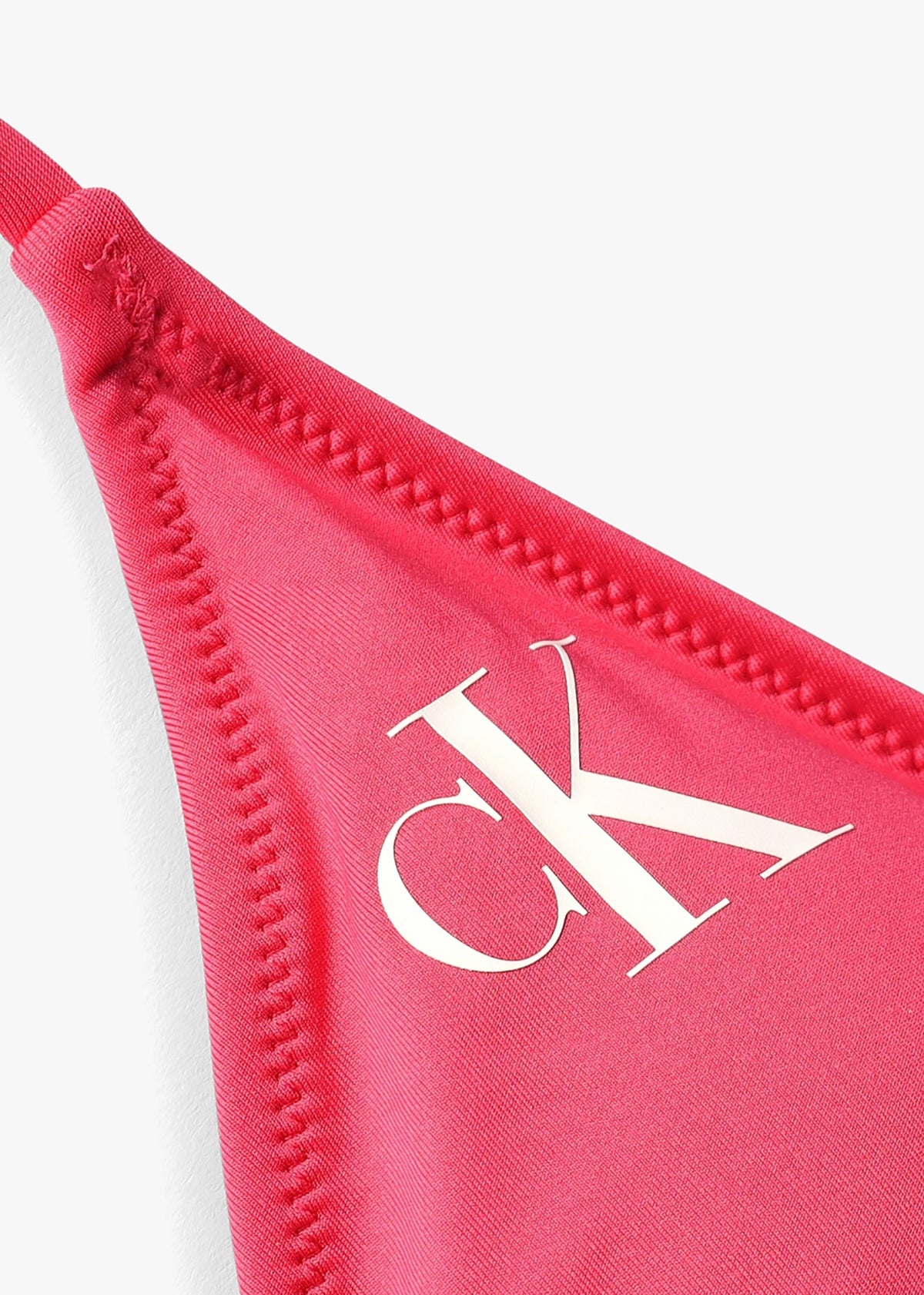 CK Mini Logo String Bikini Top