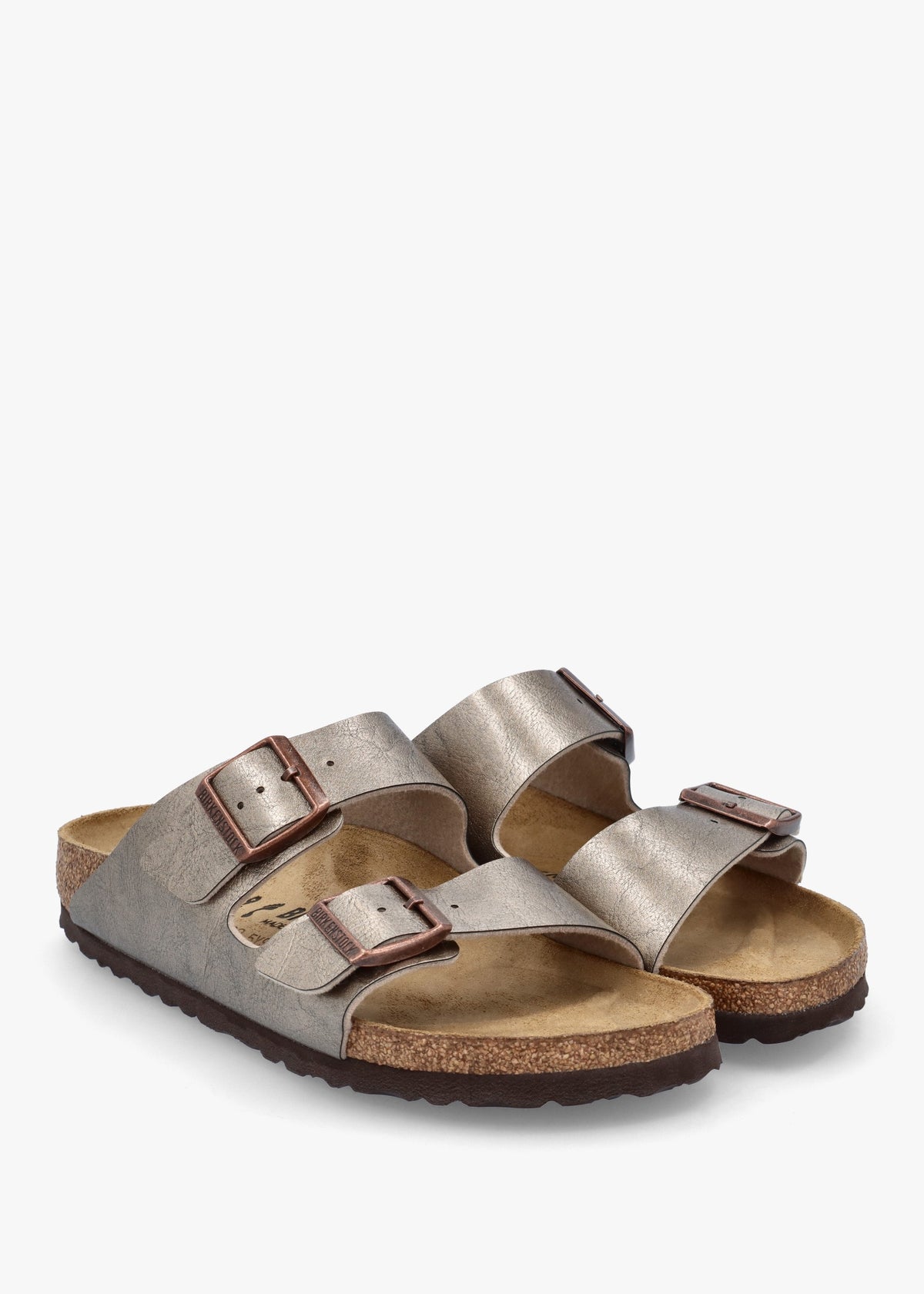 Arizona Birko-Flor Graceful Taupe Two Bar Mules