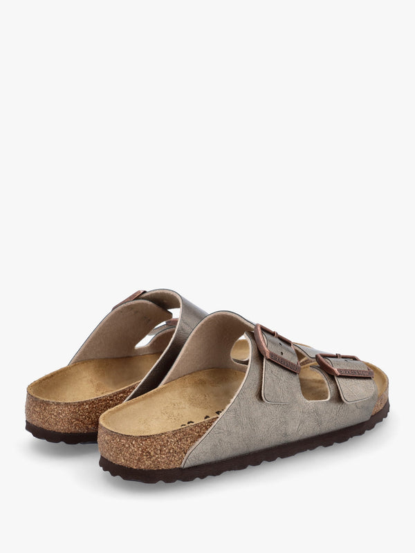 Arizona Birko-Flor Graceful Taupe Two Bar Mules