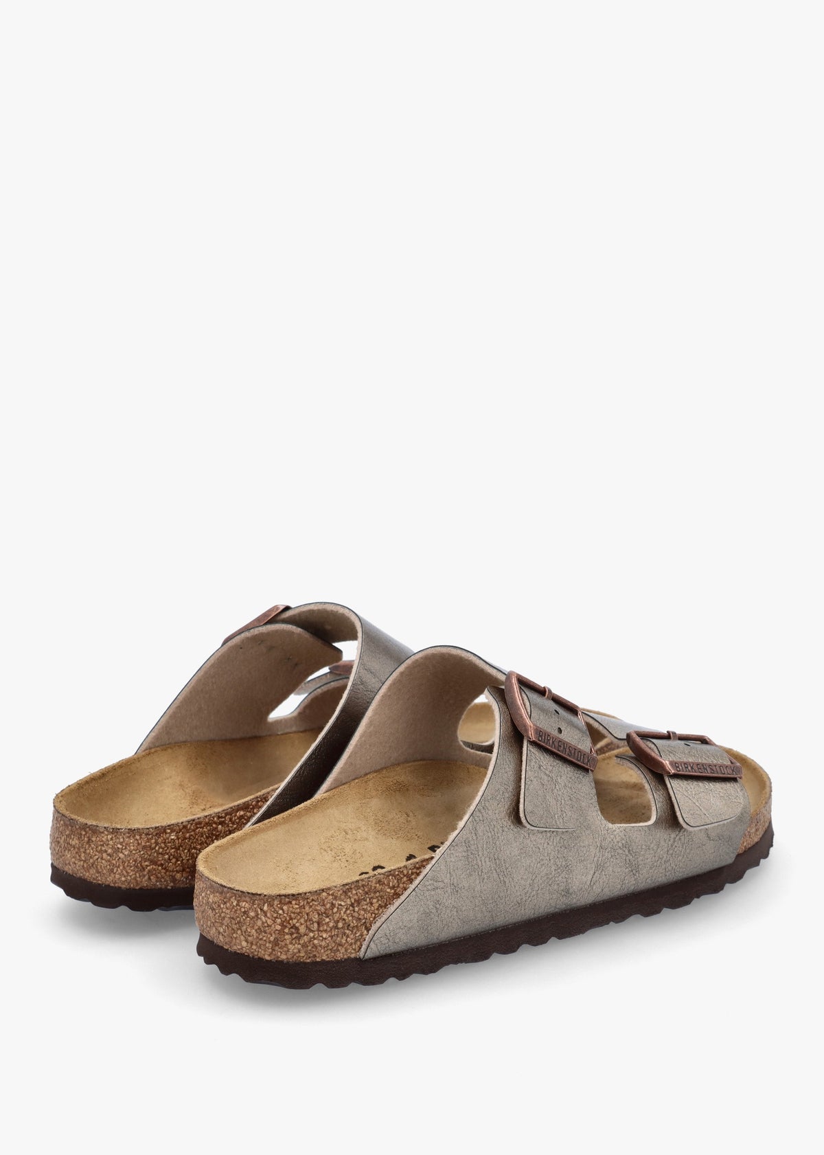 Arizona Birko-Flor Graceful Taupe Two Bar Mules
