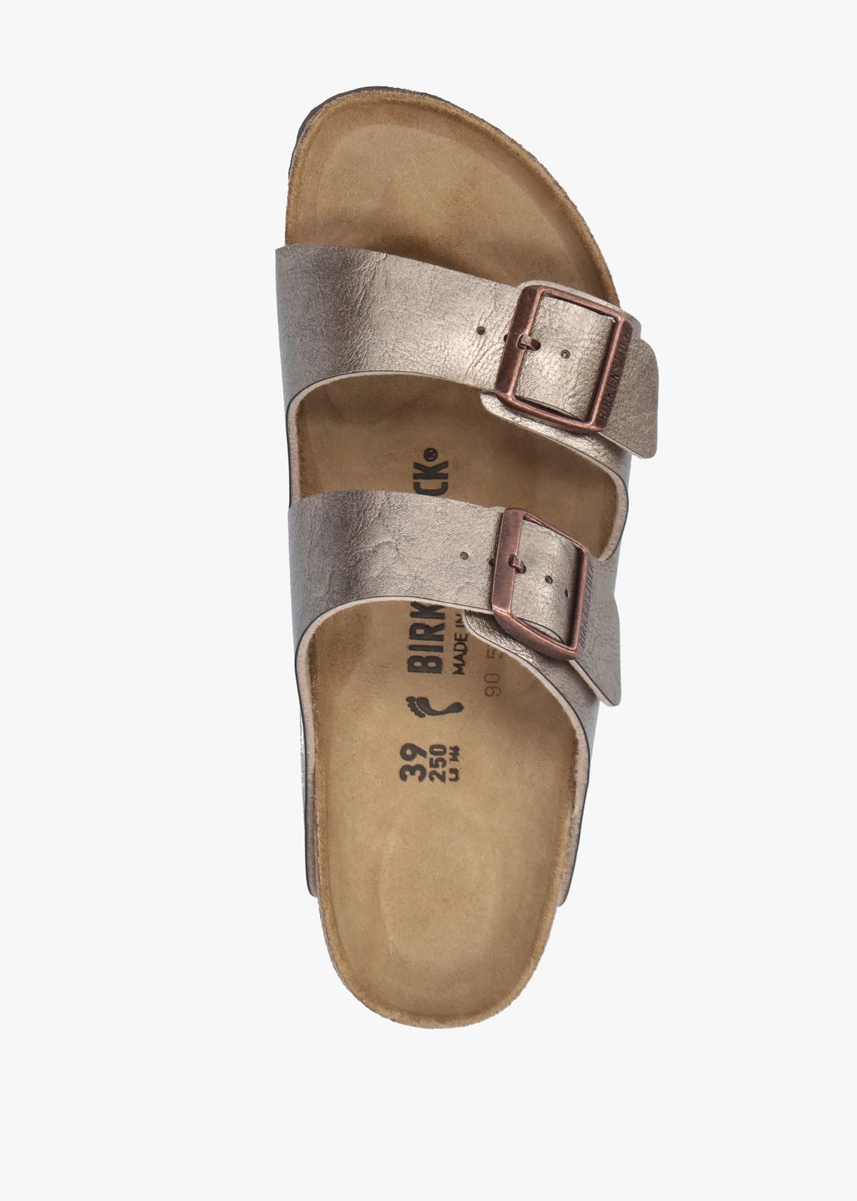 Arizona Birko-Flor Graceful Taupe Two Bar Mules