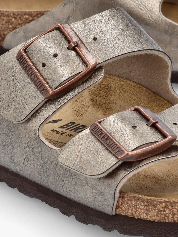 Arizona Birko-Flor Graceful Taupe Two Bar Mules