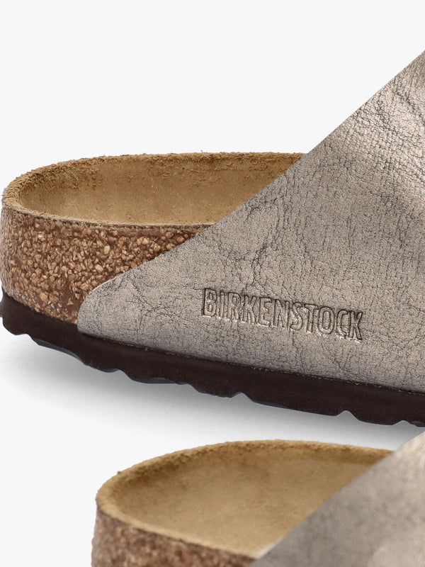 Arizona Birko-Flor Graceful Taupe Two Bar Mules