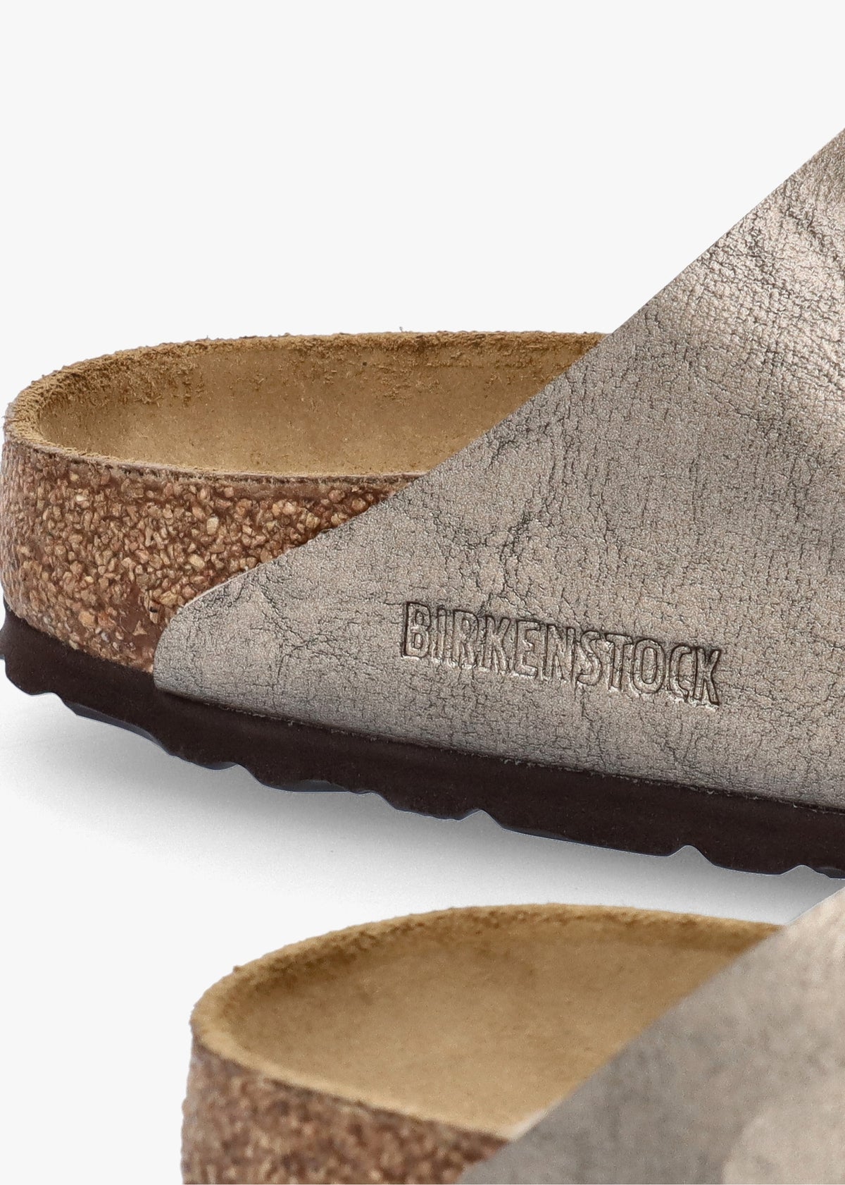 Arizona Birko-Flor Graceful Taupe Two Bar Mules