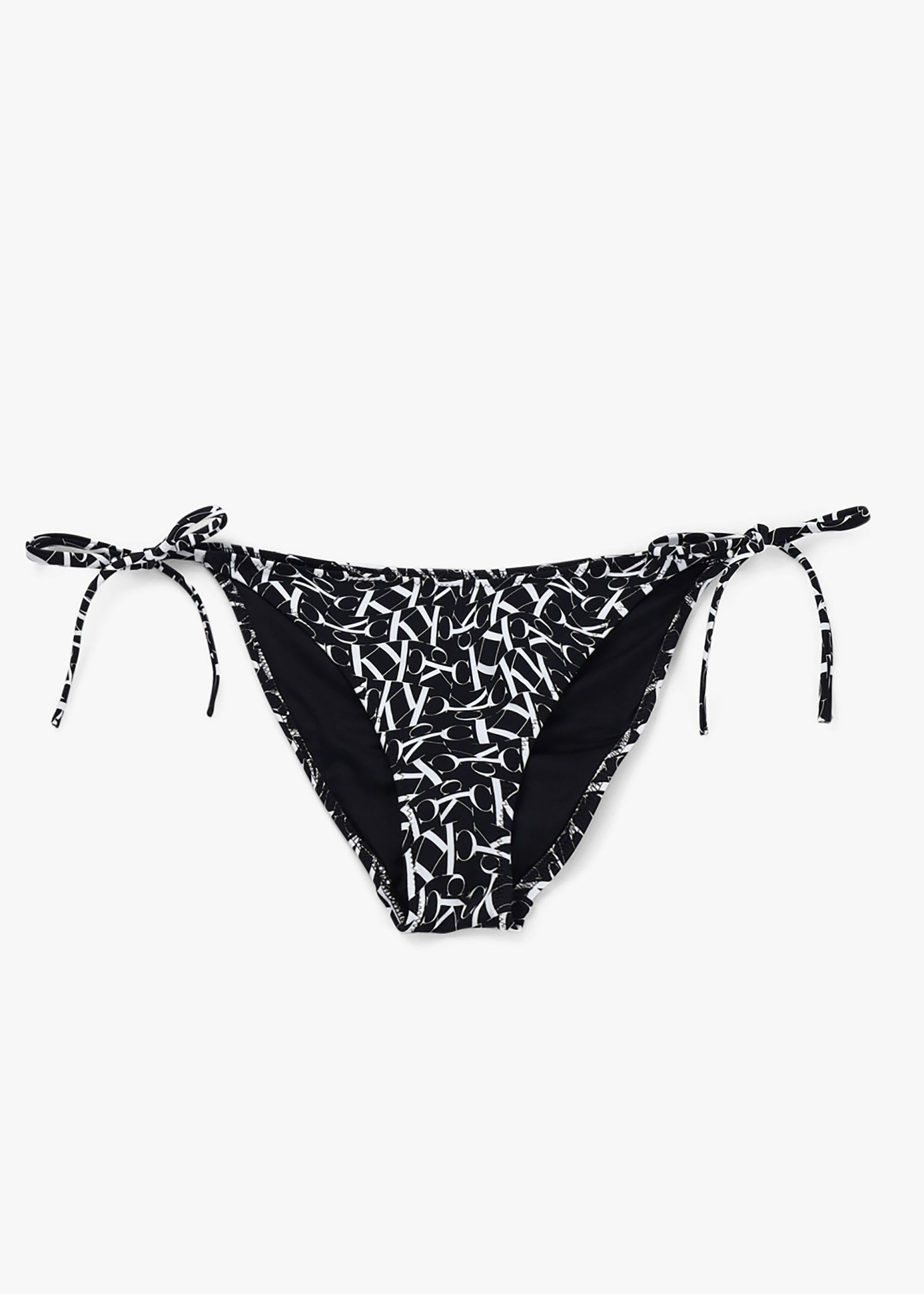 CK Warped Logo String Bikini Bottoms