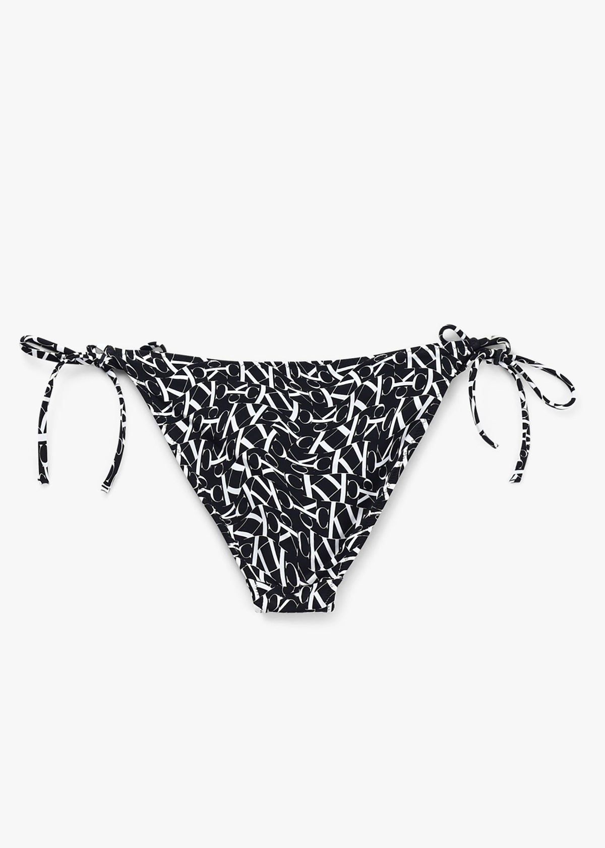 CK Warped Logo String Bikini Bottoms