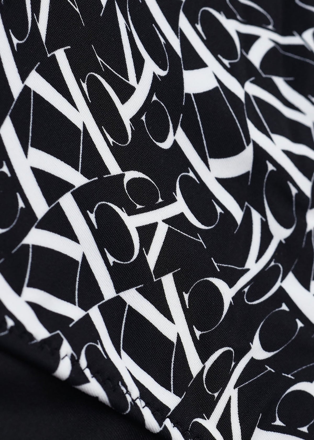 CK Warped Logo String Bikini Bottoms