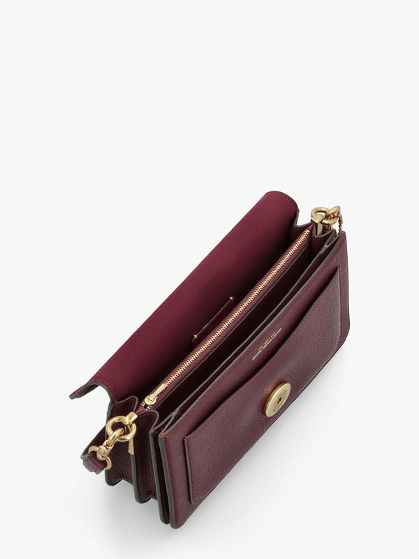 Tabby 26 Merlot Leather Shoulder Bag