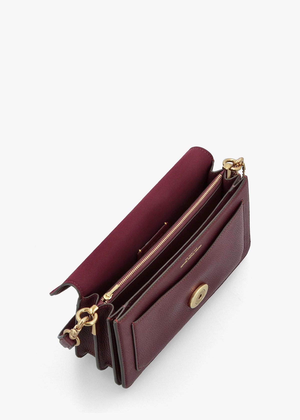 Tabby 26 Merlot Leather Shoulder Bag