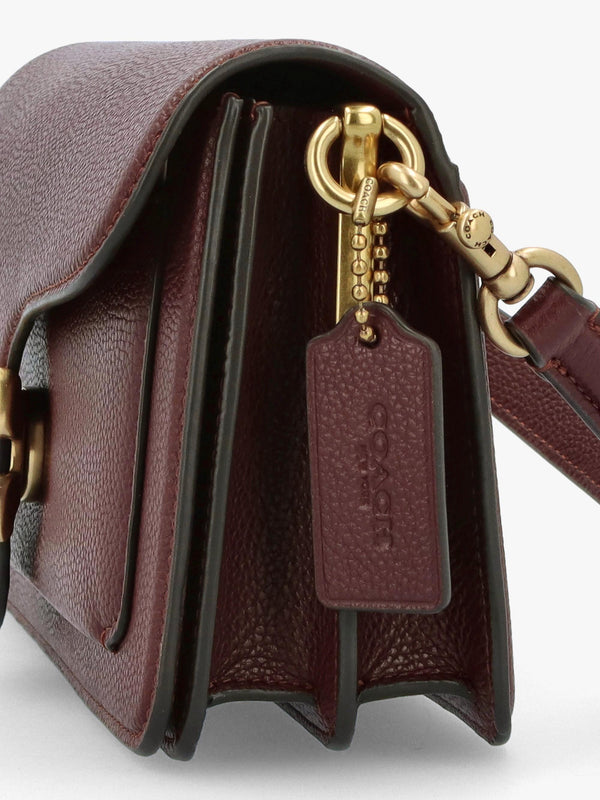 Tabby 26 Merlot Leather Shoulder Bag