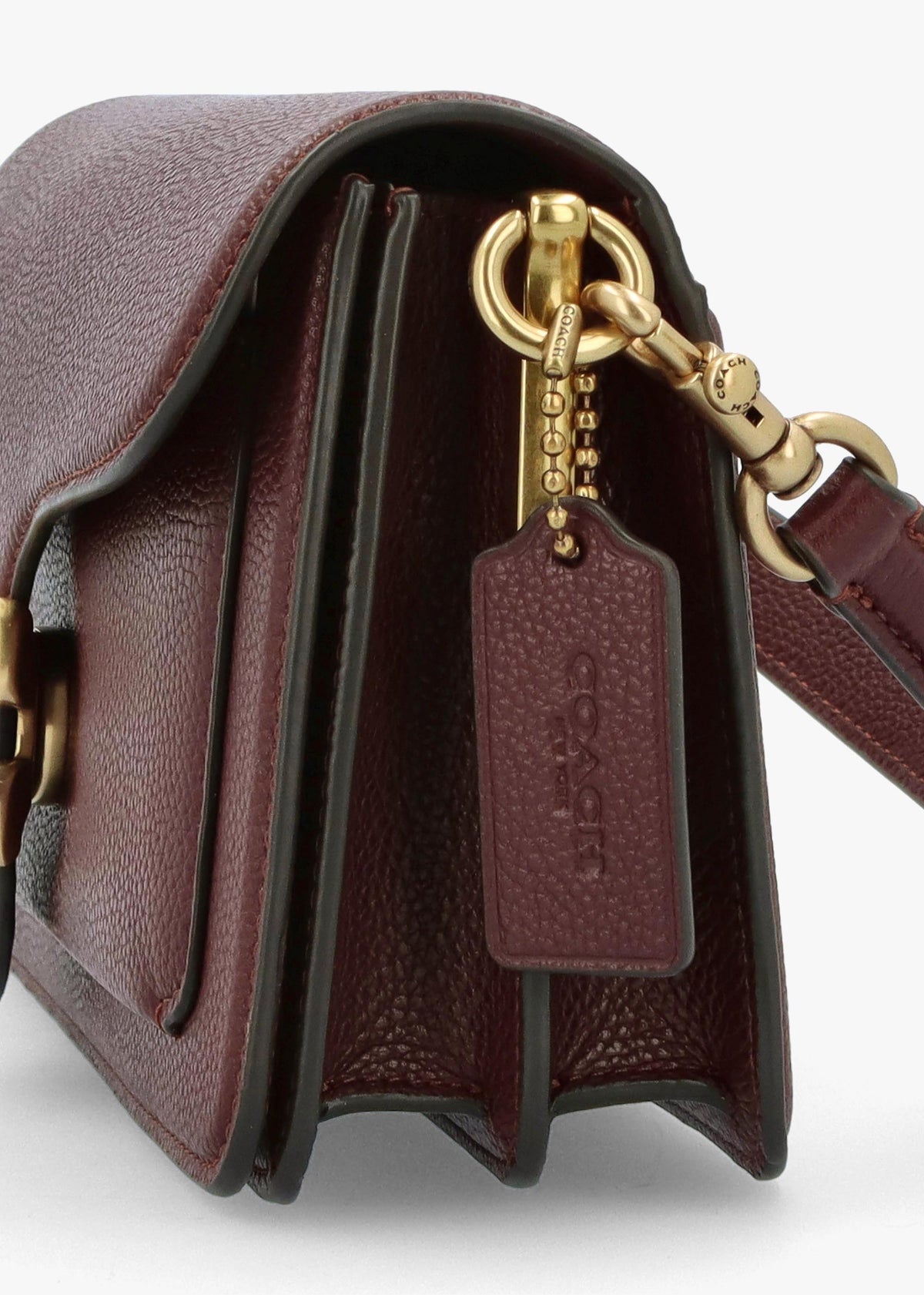 Tabby 26 Merlot Leather Shoulder Bag