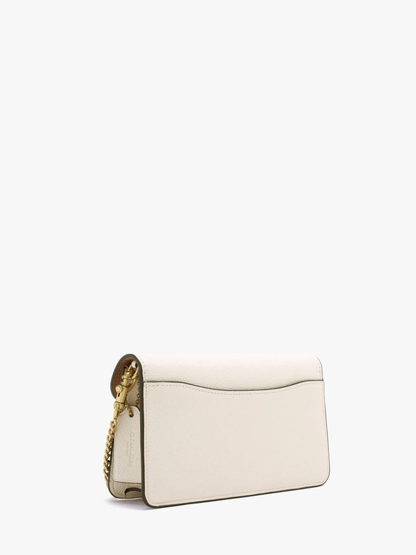 Tabby Chalk Leather Chain Clutch Bag
