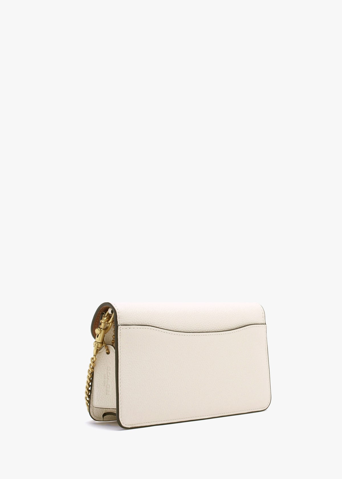Tabby Chalk Leather Chain Clutch Bag