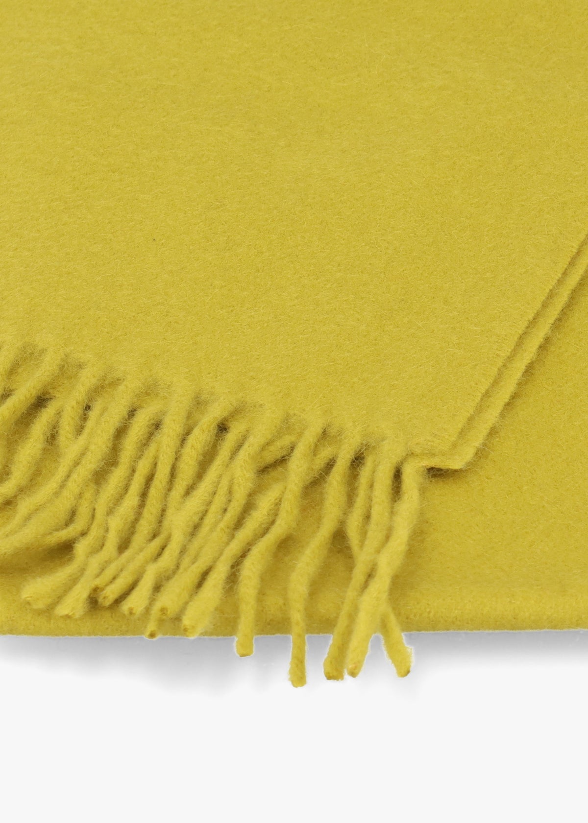 Mustard Yellow Cashmere Scarf