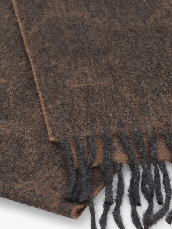 Brown & Black Cashmere Scarf