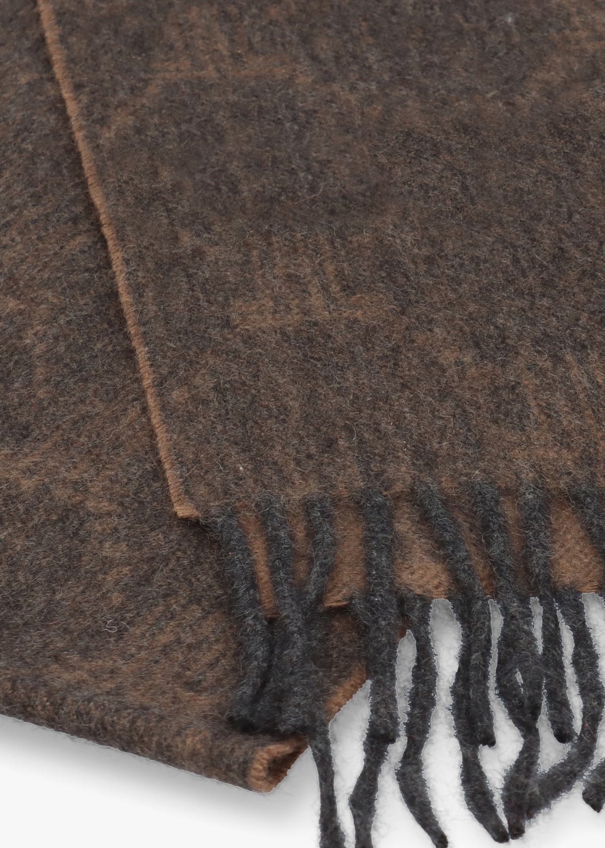 Brown & Black Cashmere Scarf